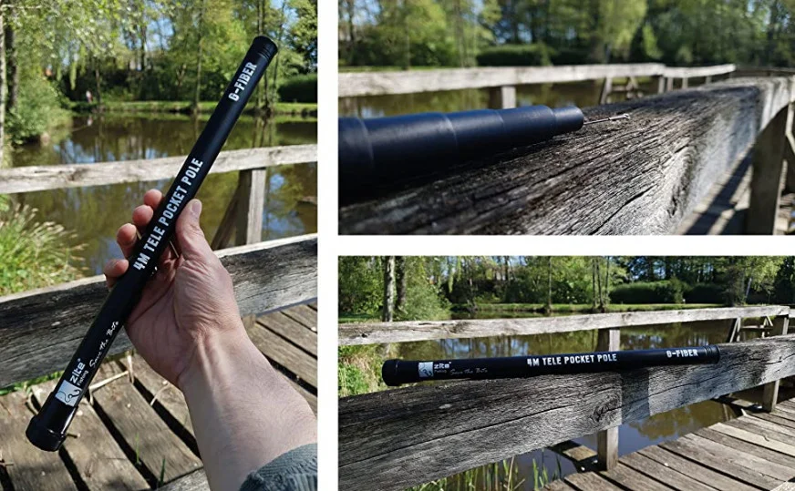 Teleskop Pocket Pole Stipprute 4m mit Tasche Zite Fishing - Unsere Stipprute im Outdoor-Einsatz
