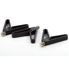 Rutengabel Set V-Form Schwarz 3 Stück Zite Fishing - 3er-Set