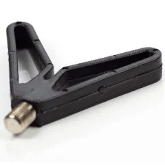 Rutengabel Set V-Form Schwarz 3 Stück Zite Fishing - Mit Standardgewinde