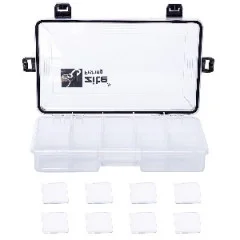 Tacklebox Wasserdicht für Angelzubehör & Kunstköder 35x21x5cm Zite Fishing - Mit Klippverschlüssen und Dichtungsring