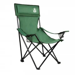 Angelstuhl & Campingstuhl bis 150kg Belastbar mit abnehmbarem Kopfkissen - Extrem Robust