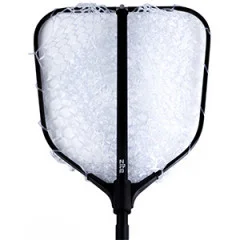 Forellenkescher Trout Spoon Kescher Gummiert PVC Netz Zite Fishing - Transparentes Vollgumminetz