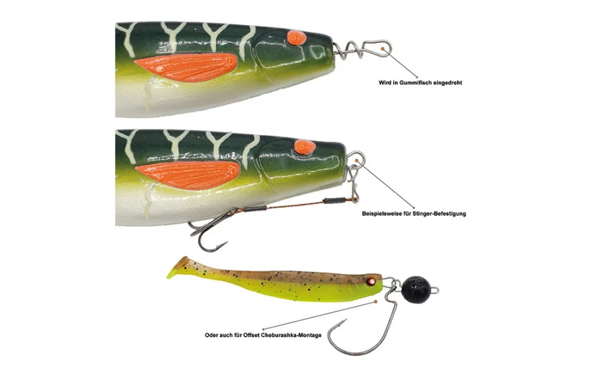 Zite Fishing Cork Screw Spiralen Set - Detaillierte Übersicht