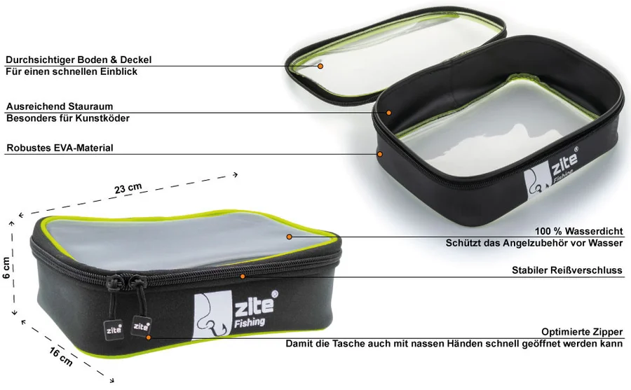 Window Bag Kunstköder Angelzubehör Tasche Wasserdicht Zite Fishing - Detaillierte Übersicht