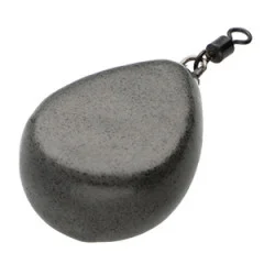 Karpfenblei Sortiment 10 Stück Flat Pear Wirbelblei 40-155g Zite Fishing - Melierte Beschichtung