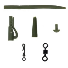 Termin Tackle Safety Clip Rig Karpfenzubehör Set 50-tlg. Zite Fishing - 50 Teile im Set