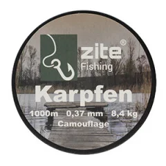 Karpfen Angelschnur Monofil Camouflage 0,37mm 8,4kg 1000m Zite Fishing - Monofile Karpfenschnur