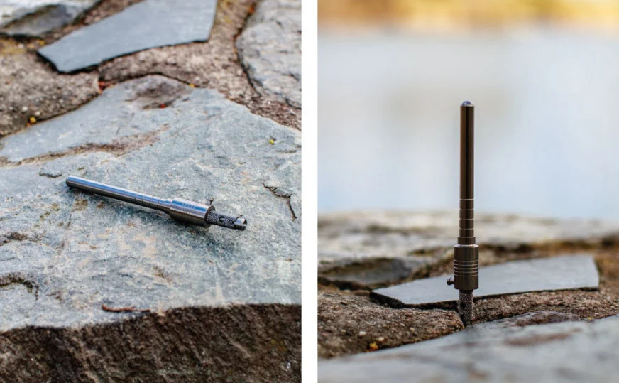 Hair Rig & Karpfen Montagen Knotenbinder Tool als Angelwerkzeug Zite Fishing - Unser Hair Rig Knotentool im Outdoor-Einsatz