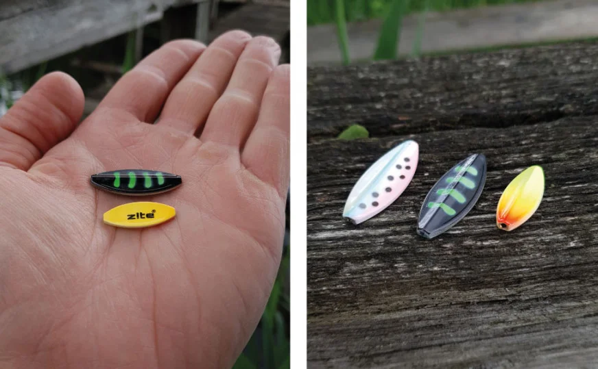 Forellen Inline Spoons Set Neon 2-3,5g mit Köderbox Zite Fishing - Unsere Durchlauf-Blinker im Outdoor-Einsatz