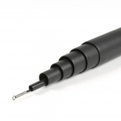 Teleskop Stipprute 4m aus Fiberglas Zite Fishing - Spitzenring aus Metall