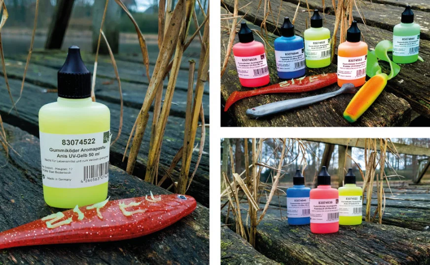 Zite Fishing Gummiköder Aromapaste Krabbe UV-Orange 50 ml - Unsere Aromapasten im Outdoor-Einsatz