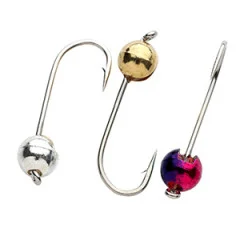 Tungsten Jigköpfe Forelle Metallic 0,3-1,2g 9 STK UL Forellenhaken Zite Fishing - 3 verschiedene Gewichte
