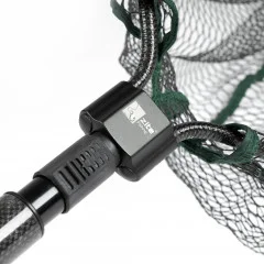 Streetfishing Kescher Gummiert Teleskop Spinnkescher Schwimmend 3,70m Zite Fishing - Einhand-Klappverschluss