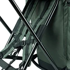 Angelrucksack mit Stuhl Rucksackstuhl Angeln 52x49x30cm Zite Fishing - Robustes Stuhlgestänge