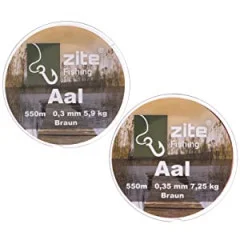 Aalschnur Monofil Angelschnur Aal Nylonschnur 0,30mm 550m Zite Fishing - Vielseitig Einsetzbar