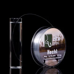 Zite Fishing Fluorocarbon Vorfach Schnur Hecht Angeln 0,7mm 30m - Nahezu unsichtbar