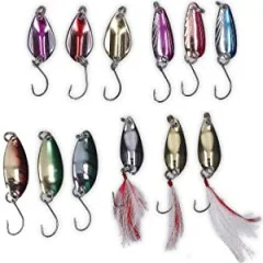 Spoon Forellen Blinker Set mit Ködertasche Zite Fishing - Vielfältig