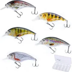 Crankbait Wobbler Set 10 Stück Zander Hecht Barsch Zite Fishing - Viele Farben