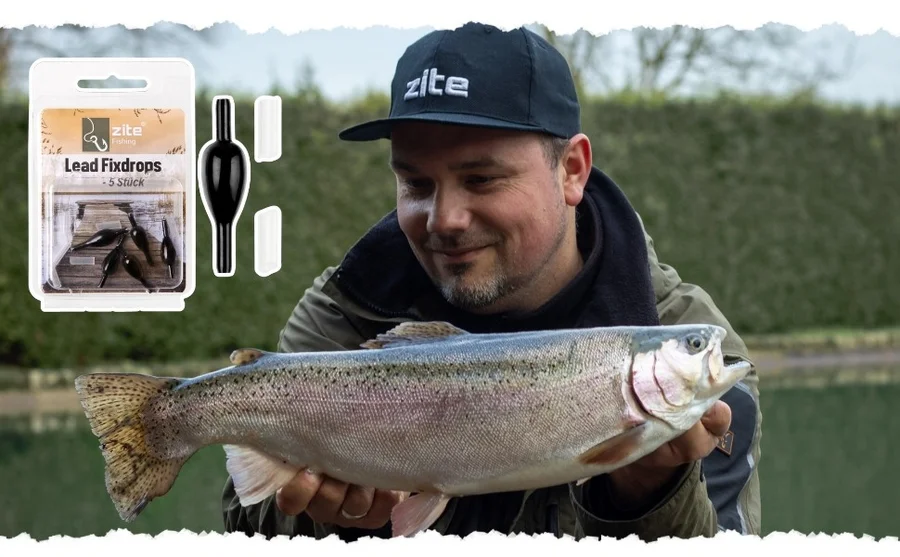 Zite Fishing Blei Fixdrops Forellenbleie 5 x 1g Angelgewicht für Grund- & Schleppangeln - Unsere Forellenbleie im Outdoor-Einsatz
