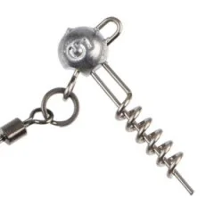 Zite Fishing Hecht Gummifisch-System S 9cm Blei 10g - ideal für Hechtköder 15-20 cm - Sichere Montage mit variablen Gewichten