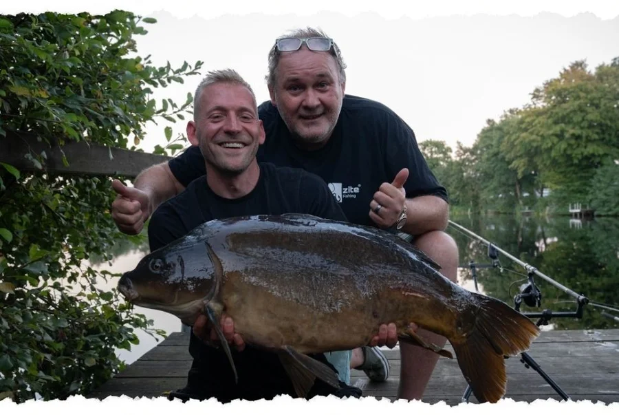 Stellfischrute 750cm 50-160g Teleskoprute Hecht Zander Angeln 8-teilig Zite Fishing  - Unsere Stellfischrute im Outdoor-Einsatz