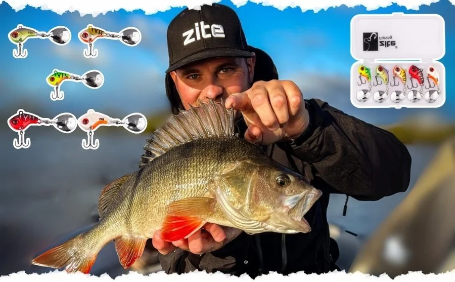 Jigspinner Set 10-20g Neon Spin Jigs Zander & Barschköder 5 Stück mit Köderbox - Unsere Jigspinner im Outdoor-Einsatz