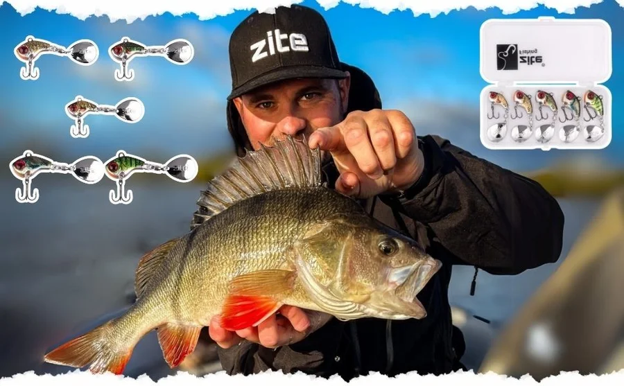 Zite Fishing Jigspinner Set 10-20g Natur Spin Jigs 5 Stück mit Köderbox - Unsere Jigspinner im Outdoor-Einsatz
