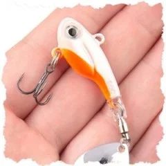 Jigspinner Sortiment 5-15g Neon Raubfischköder Spin Jigs 5 Stück mit Köderbox - Stabile Aktion & effektvolle Reize