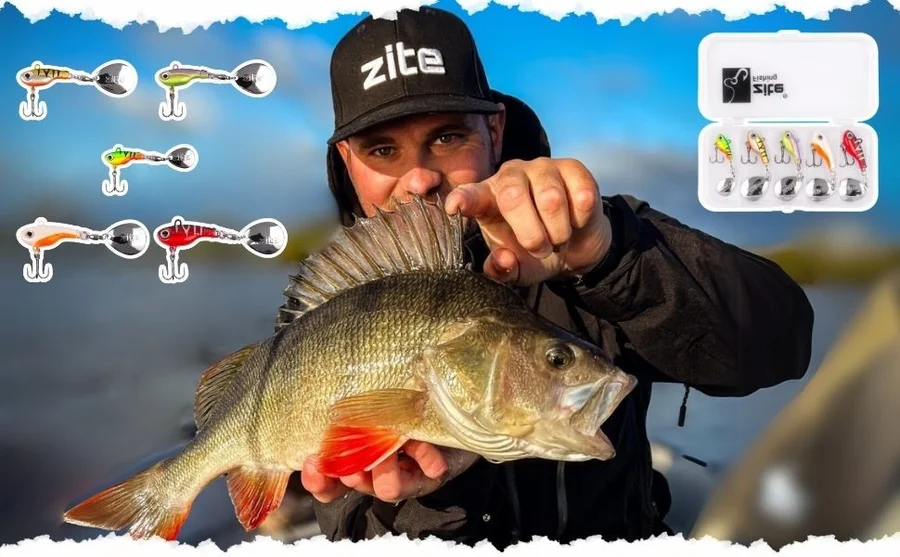 Jigspinner Sortiment 5-15g Neon Raubfischköder Spin Jigs 5 Stück mit Köderbox - Unsere Jigspinner im Outdoor-Einsatz