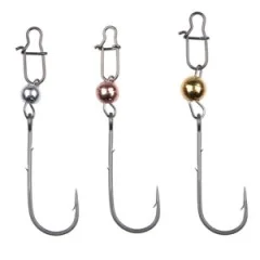 Zite Fishing Tungsten Cheburashka ProSharp Rigs Größe #8 Metallic Tungstenperle Forelle Angelhaken - Realistisches Lichtspiel für scheue Fische