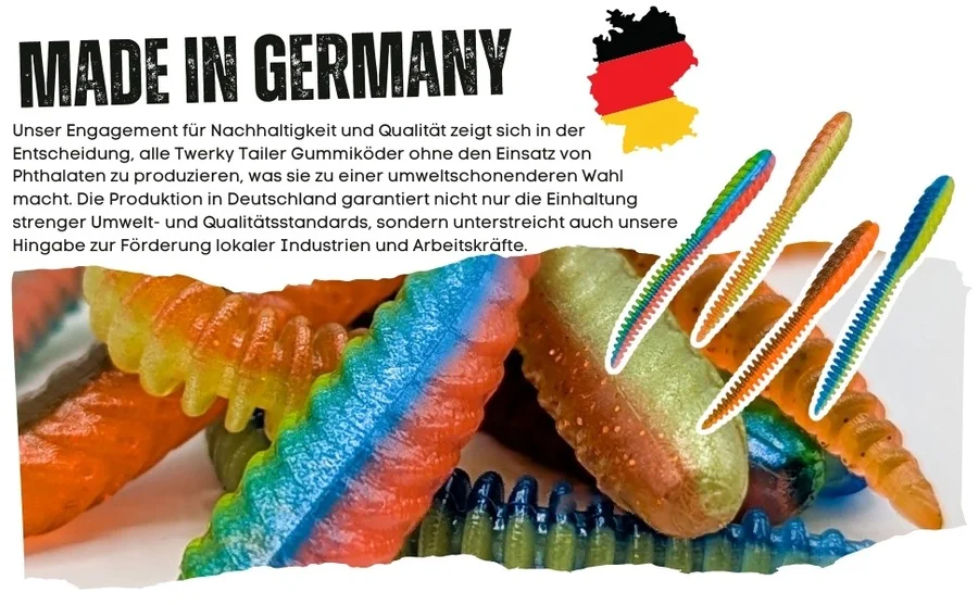 Zite Fishing Twerky Tailer Nature Mix Knoblauch 7 cm 8 STK 3in1 Gummiköder Forelle - Detaillierte Übersicht