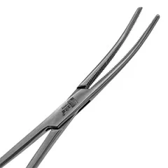 Zite Fishing Hakenlöser Zange gebogen 20 cm rostfreier Stahl mit schwarzem Griff-Coating für Universaleinsatz - Präzises Hakenlösen