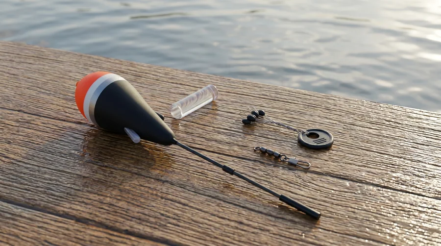 Zite Fishing Schlepp-Posen Set Rund 3g – Vorgebleit mit Dreifachwirbel & Gummistopper für Forelle & Hecht - Detaillierte Übersicht