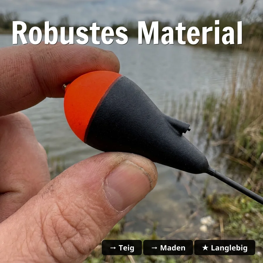 Zite Fishing Schlepp-Posen Rund 2g/3g/4g – 3er Set Forellen-Posen mit interner Schnurführung - Robustes Material