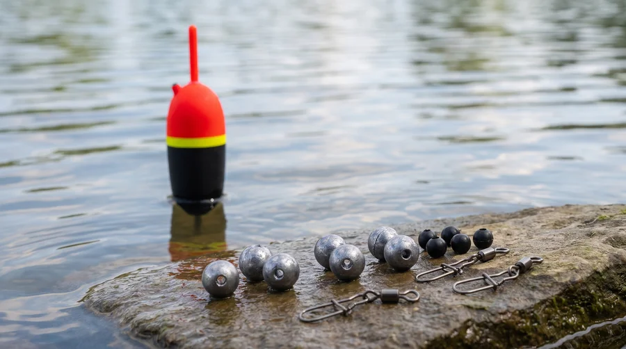 Deadbait Hechtposen Sortiment - Durchlaufposen mit Köderfisch System, Wirbel, Bleigewichte & mehr für das Hechtangeln - Perfekt für Köderfisch-Fans