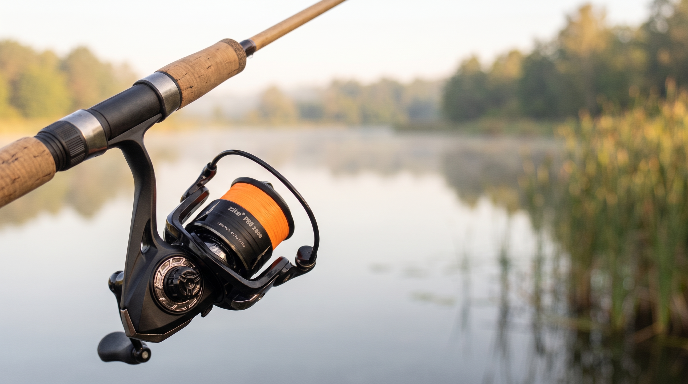 Zite Fishing Spinning Reel Pro 2000 bespult Spinnrolle mit Frontbremse 8+1 2 Aluminiumspulen für Spinnfischen - Vielseitig am Süßwasser