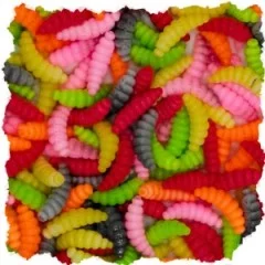 Forellen Gummiköder Überraschungspaket - 7 Dosen Premiumköder - Ideale Geschenkidee - Sieben Dosen mit exklusiven Gummiködern