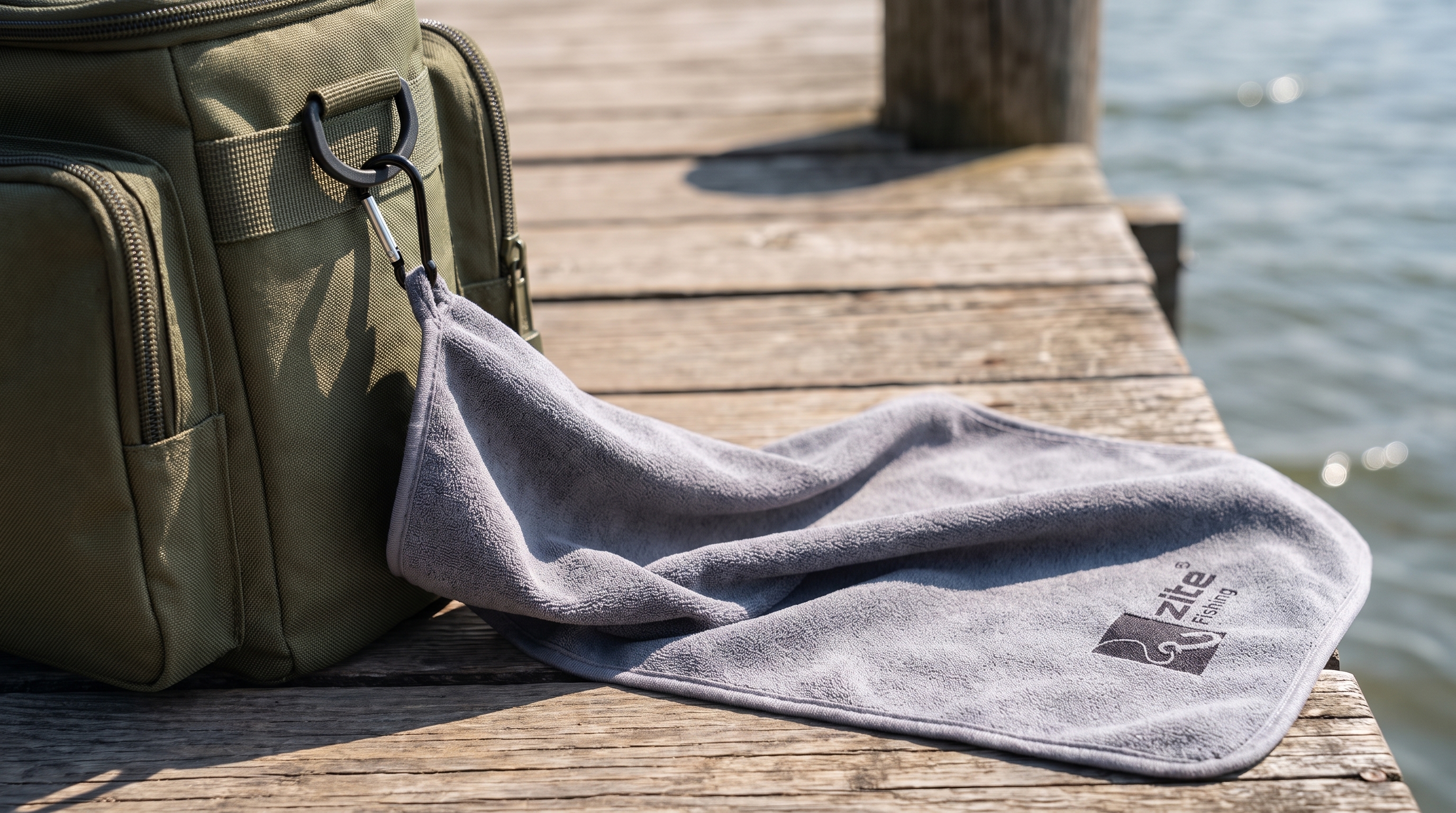Microfaser Handtuch hohe Saugkraft schnell trocknend inkl. Karabiner Angeln & Outdoor Zite Fishing - Detaillierte Übersicht