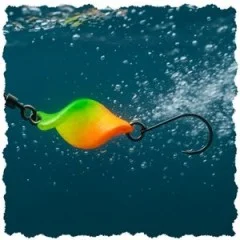 Zite Fishing Spiral Strike Shooter Spoon Set - 10 Stück Forellen-Spoons mit Ownerhaken in Köderbox - Verschiedene Farben für jede Situation