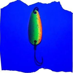 The Troutforce Spoon BAMF! 2,3 g – Mr. Boombolt – UV-aktiver Forellenspoon Zite Fishing - UV-Aktivität