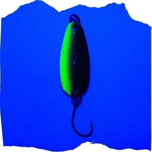 The Troutforce Spoon BAMF! 2,3 g – Shockscale – UV-aktiver Forellenblinker Zite Fishing - UV-Aktivität