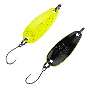 The Troutforce Spoon BAMF! 2,3 g – Neon Genius – UV-aktiver Forellenspoon Zite Fishing - Farbreiches Design