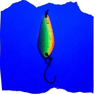 The Troutforce Spoon KAPOW! 2,8 g – Mr. Boombolt – UV-aktiver Forellenspoon Zite Fishing - UV-Aktivität
