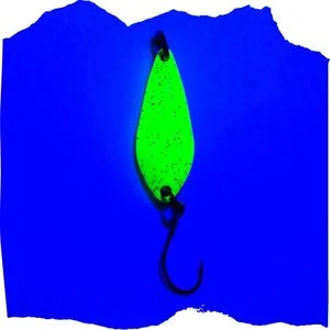 The Troutforce Spoon KAPOW! 2,8 g – Neon Genius – UV-aktiver Forellenspoon Zite Fishing - UV-Aktivität