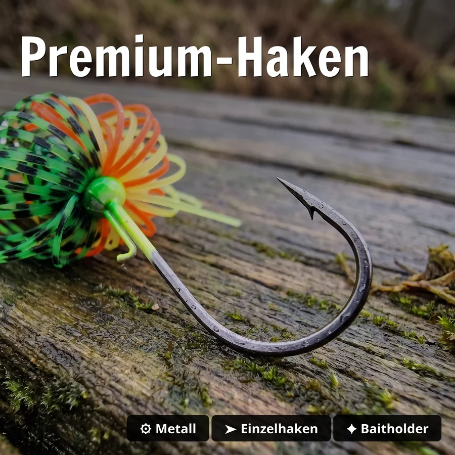 Inzite Blader Bladed Jig 10 g – Haken 3/0 – Tropic Punch – Starke Vibration & Trailerfähig - Premium-Haken