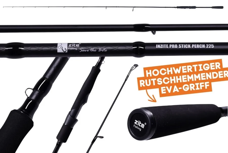Barsch Pro Komplettset - Inzite Pro Stick Perch, Spinnig Reel Pro 2000 bespult & GRATIS Zubehör - Detaillierte Übersicht