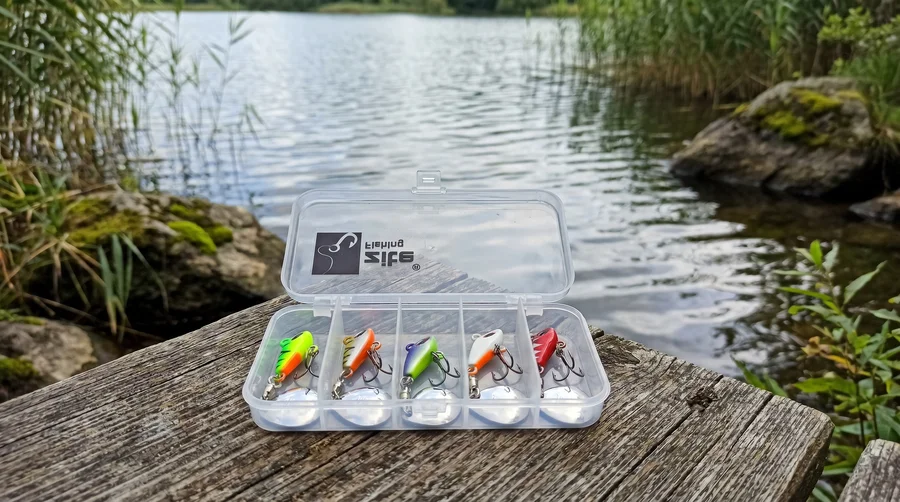 Zite Fishing Jigspinner Set Neon M 10g – 5 Spin-Jigs für Barsch, Zander, Hecht & Forelle - Für jedes Revier