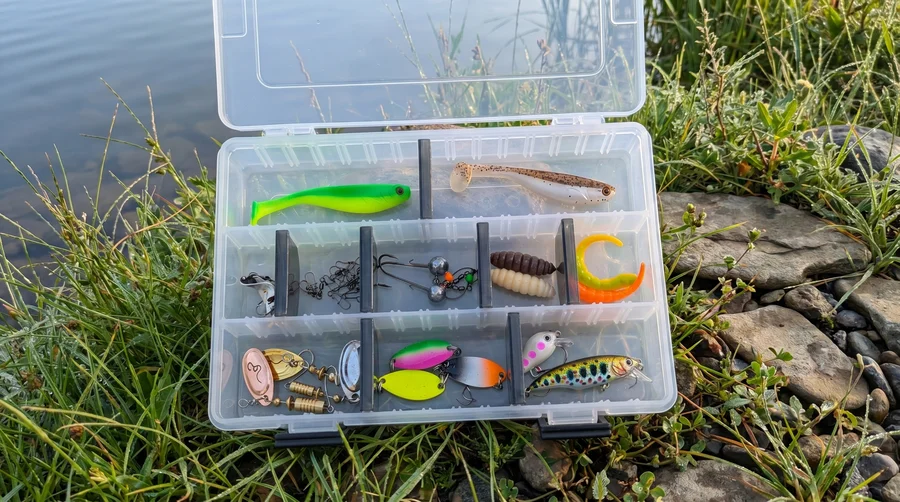 Zite Fishing Zielfisch Box Forelle – Komplettset mit Spinnern, Spoons, Wobbler & Softbaits - Detaillierte Übersicht