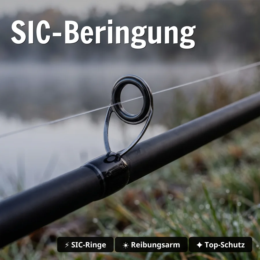 Tele Trout 3 für 2 - Carbon 330cm Forellenrute 3 STK Allround 10-40g Teleskoprute - SIC-Beringung