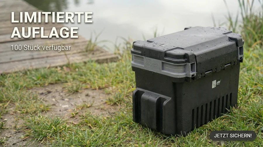 Zite Fishing Forellen-Pro Box XXL – Angelkoffer mit Rutenhaltern, 9 Deckelfächern & flexibel platzierbaren Trennwänden - Detaillierte Übersicht